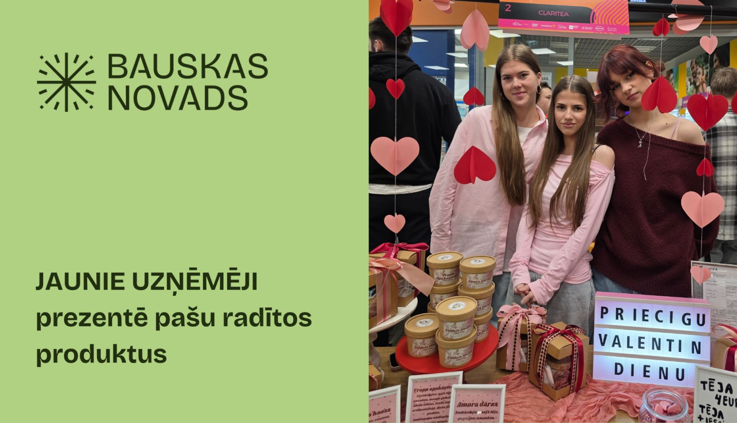 Bauskas novads plaši pārstāvēts skolēnu mācību uzņēmumu “Cits Bazārs” pasākumā