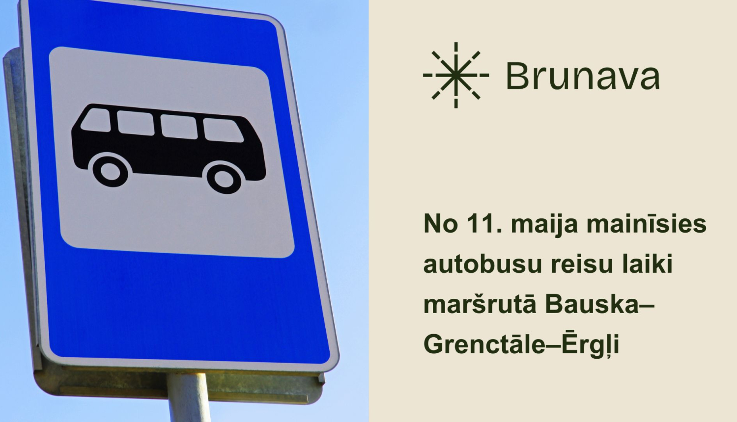 Autobusu reisu laika izmaiņas