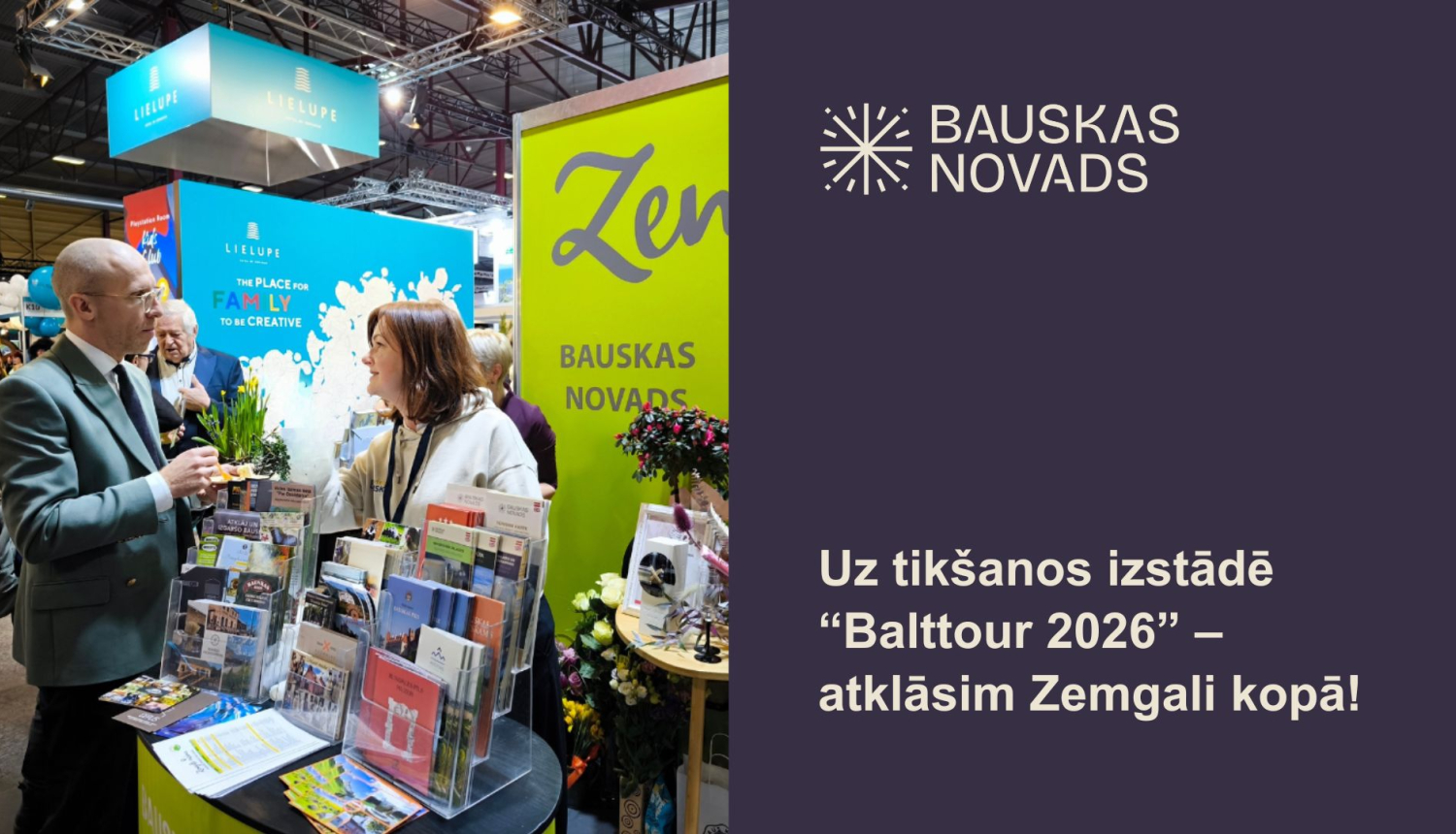 Atklāj Bauskas novadu BALTTOUR 2026 izstādē