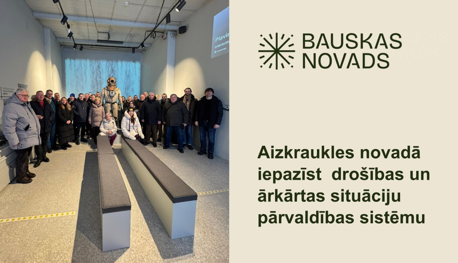 Aizkraukles novadā iepazīst drošības un ārkārtas situāciju pārvaldības sistēmu