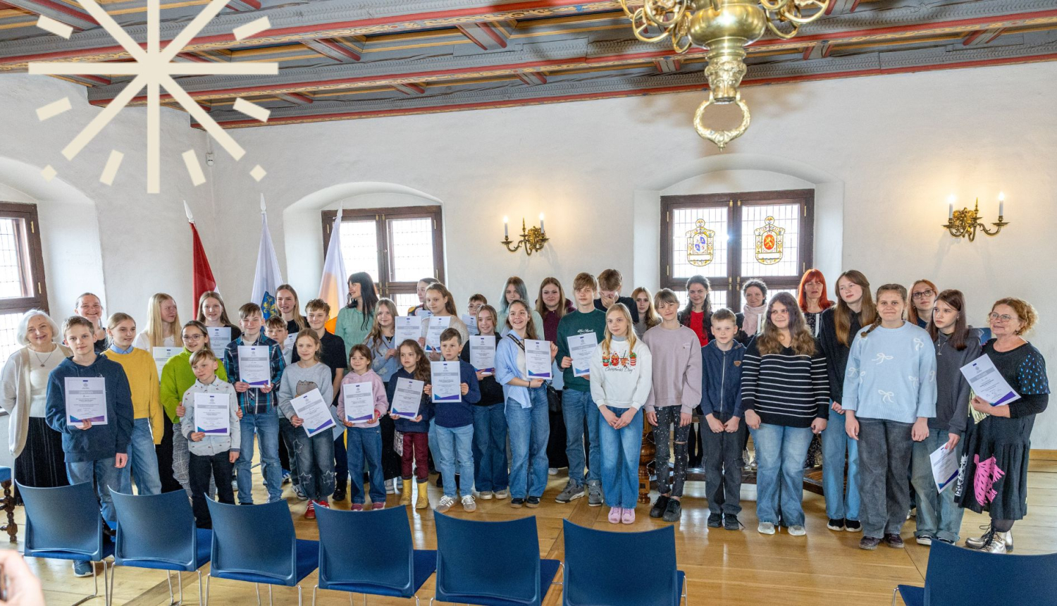 Bauskā godināti mākslas konkursa “Te sākas mana pasaule”  Zemgales reģiona dalībnieki