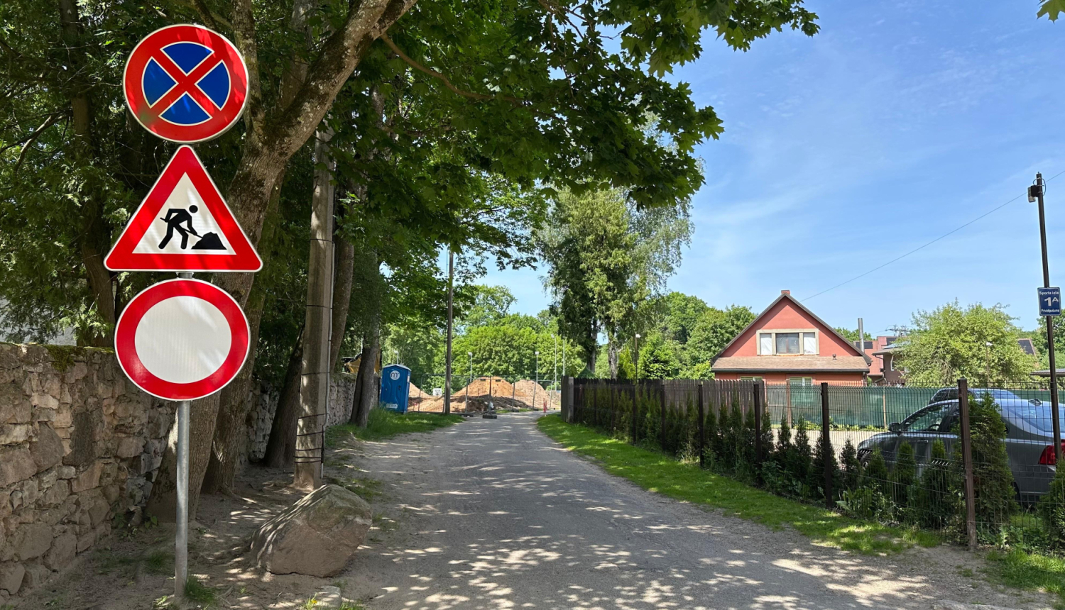 Uzsākti būvdarbi Sporta ielā