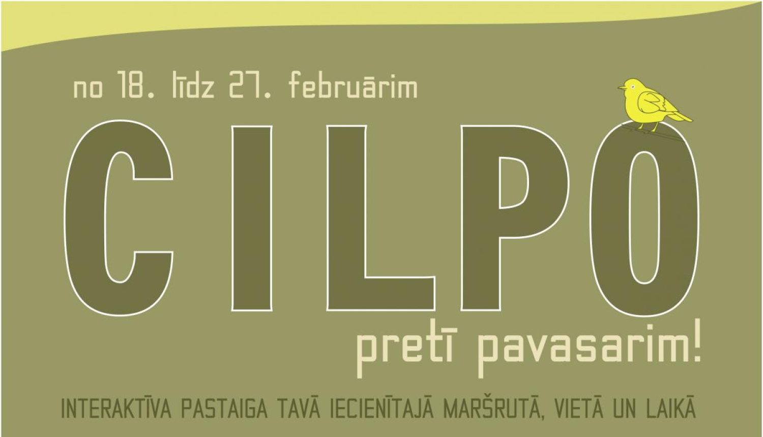 Novadnieki aicināti sagaidīt pavasari ar pastaiguspēli “Cilpo pretī pavasarim”