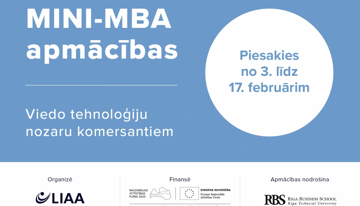 LIAA: Uzņēmēji var pieteikt darbiniekus apmācībām Mini MBA programmā