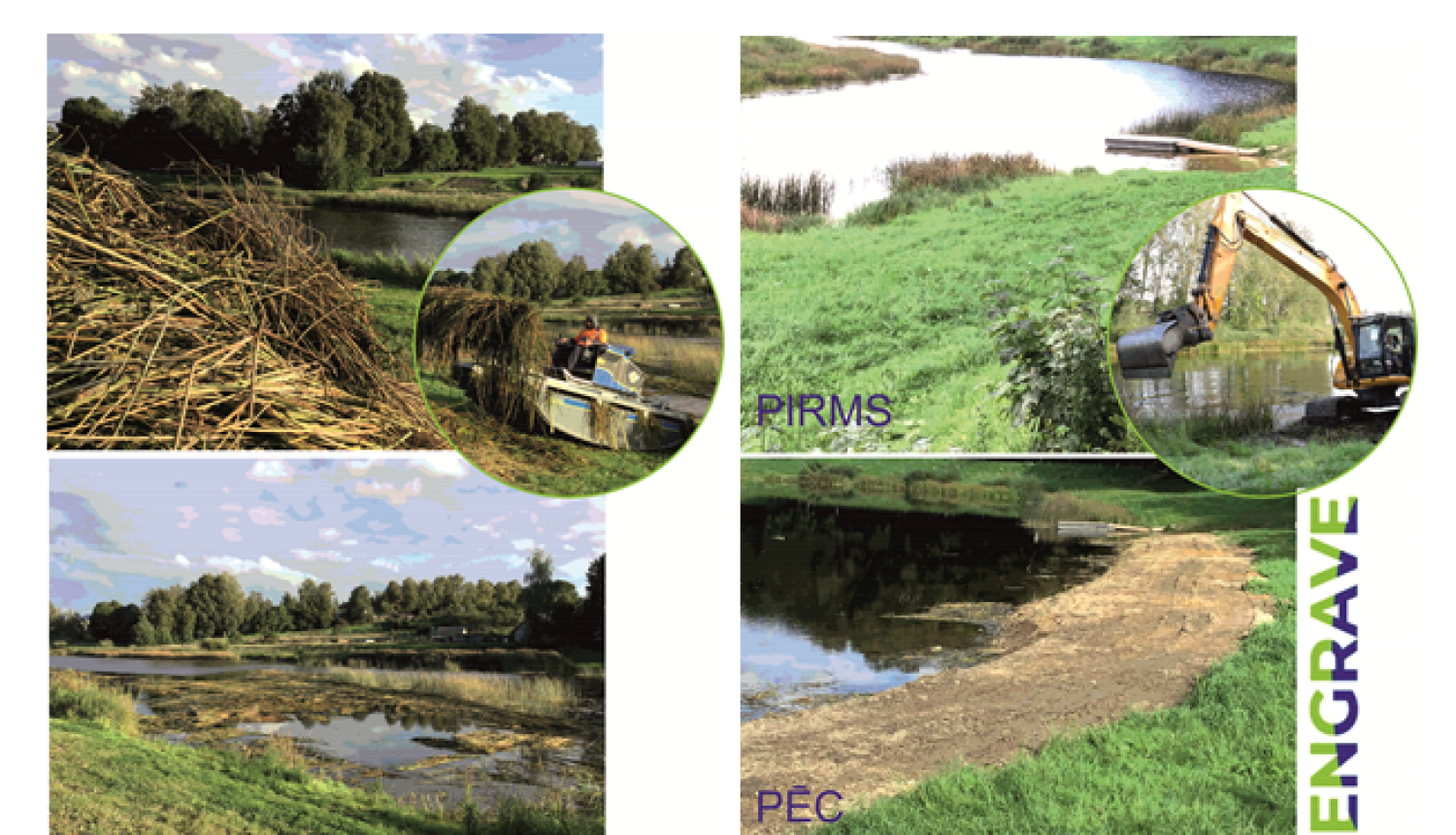 Turpinās Mēmeles un Mūsas upes gultnes tīrīšanas praktiskās aktivitātes