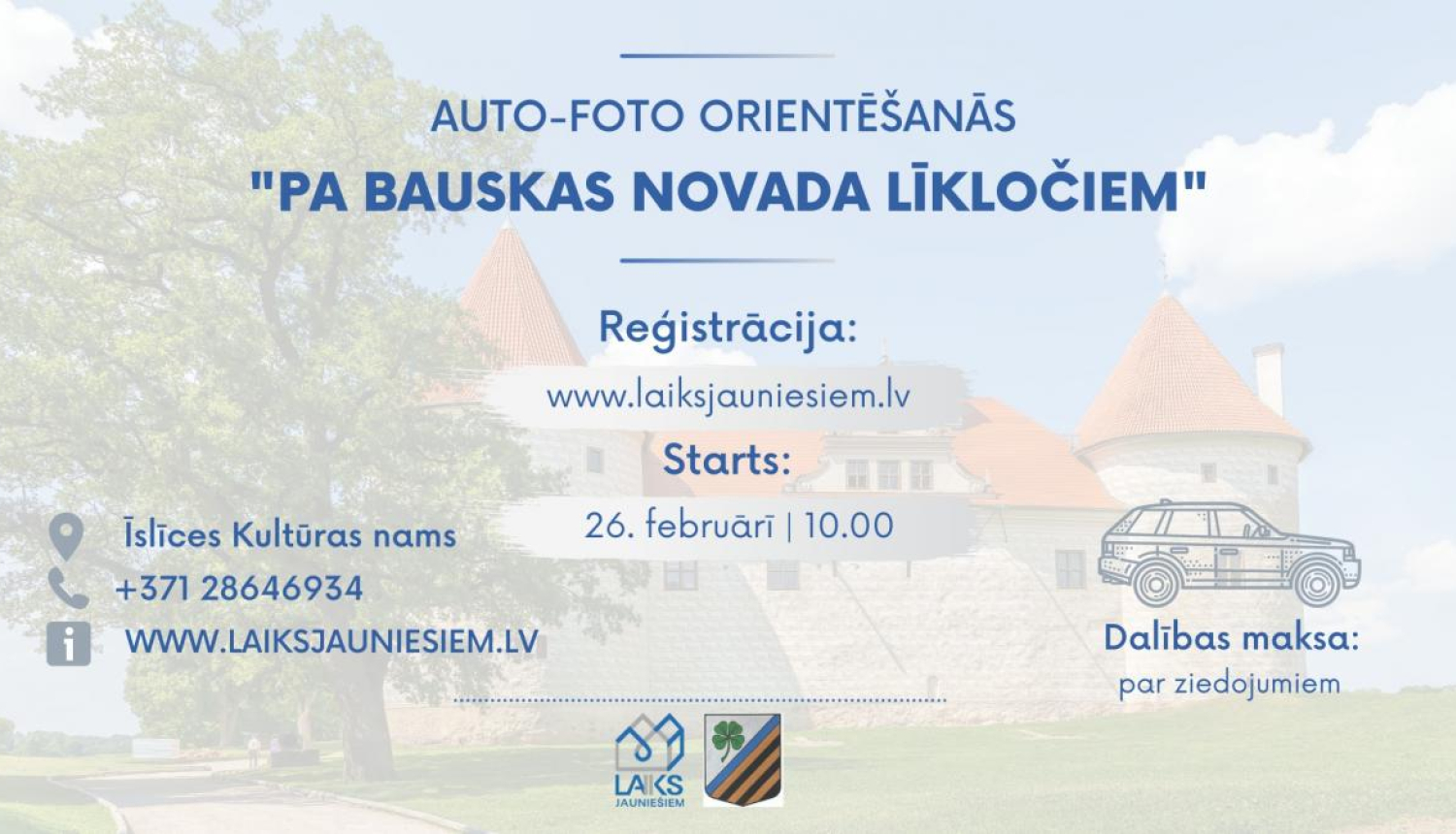 Aicina piedalīties Auto – Foto orientēšanās pasākumā “Pa Bauskas novada līkločiem”