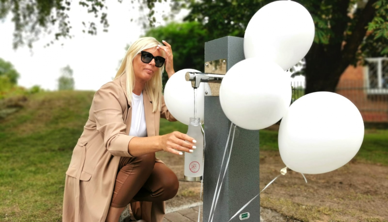 Vecumniekos uzstādīts brīvkrāns