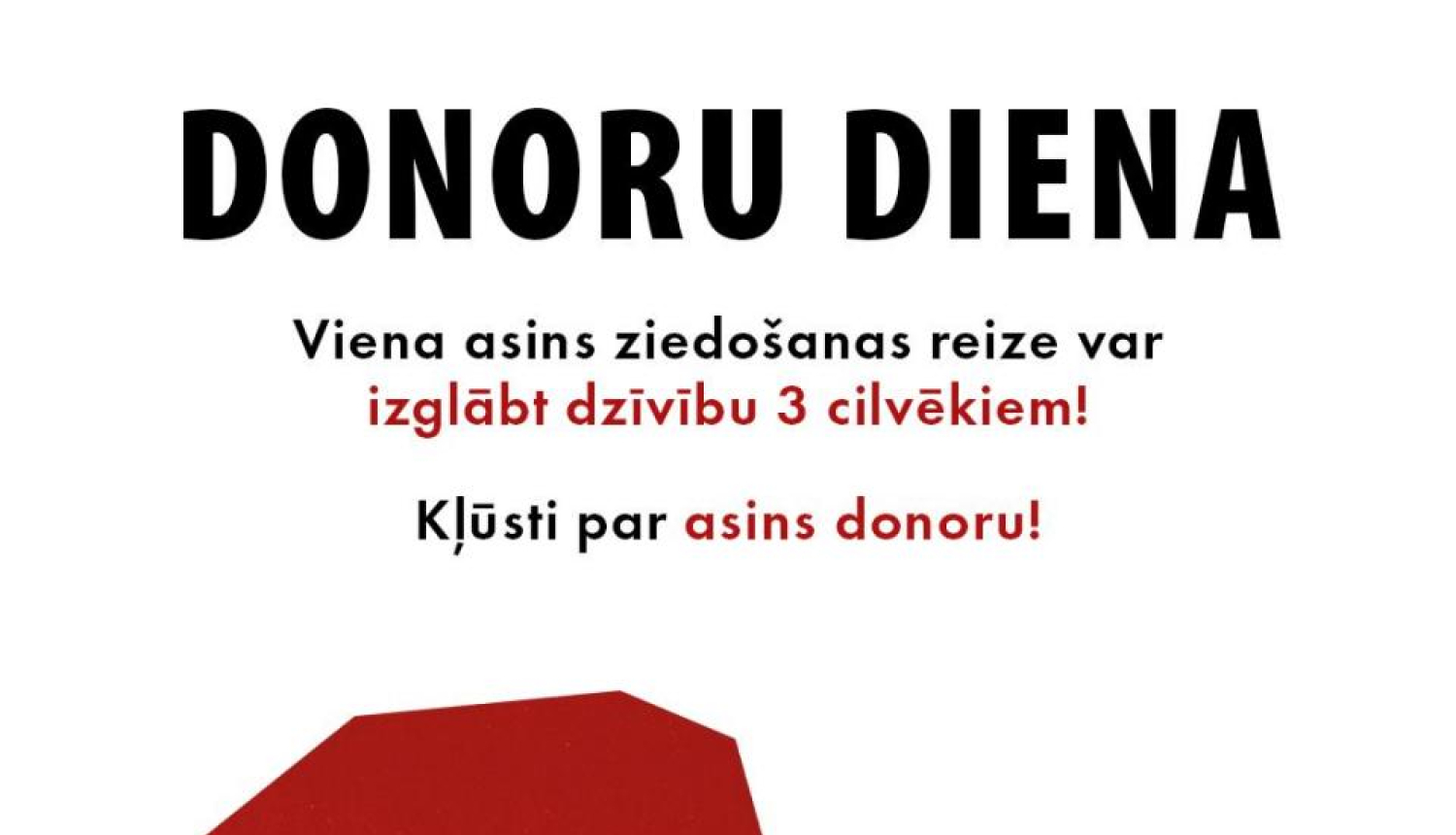16. janvārī Bauskā būs Donoru diena