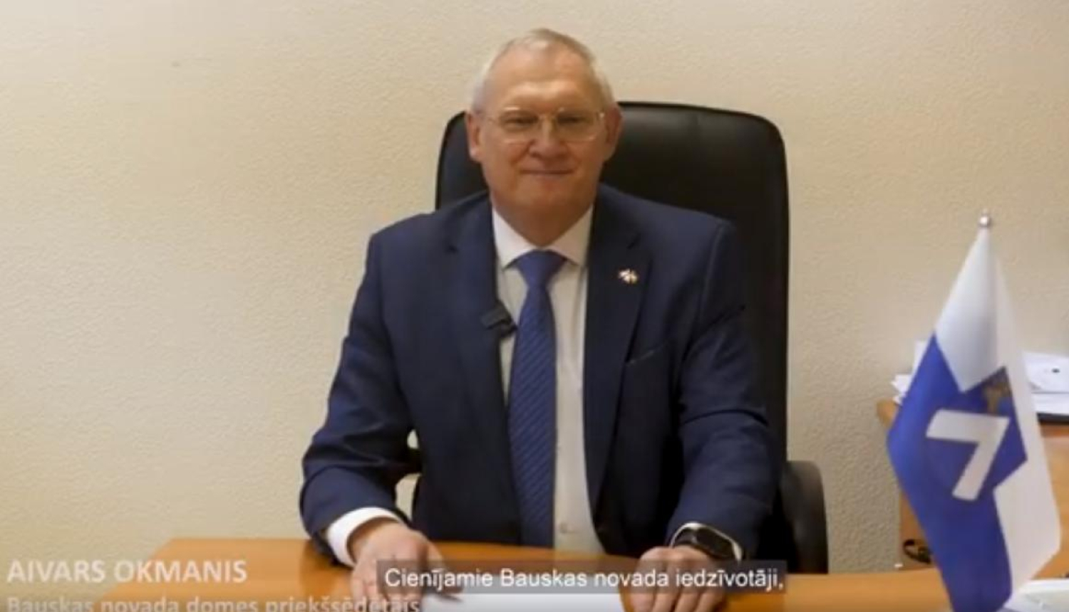 Bauskas novada domes priekšsēdētāja Aivara Okmaņa uzruna gadumijā