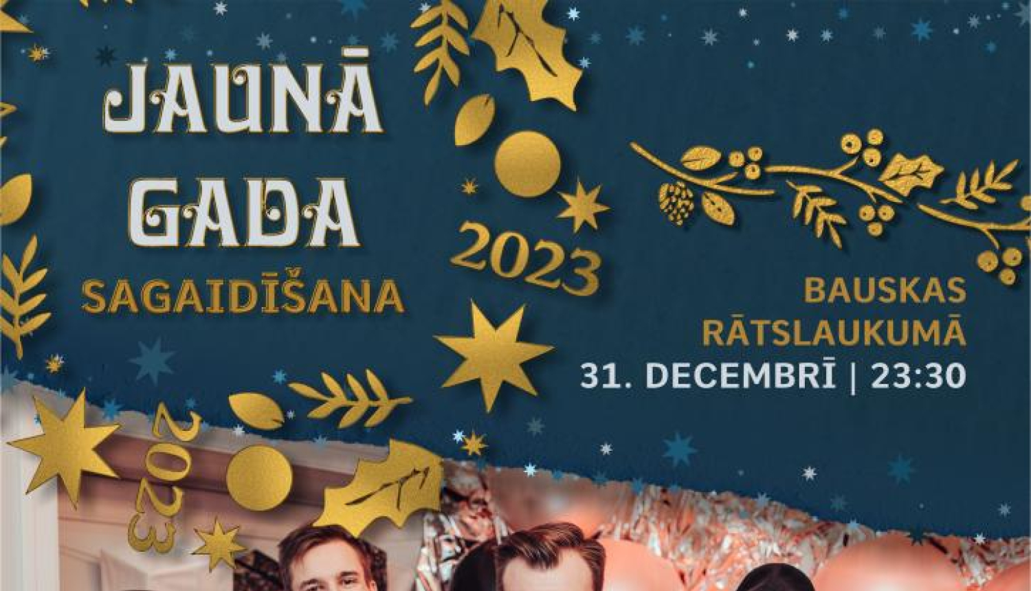 Jauno gadu baušķenieki aicināti kopīgi sagaidīt Bauskas Rātslaukumā