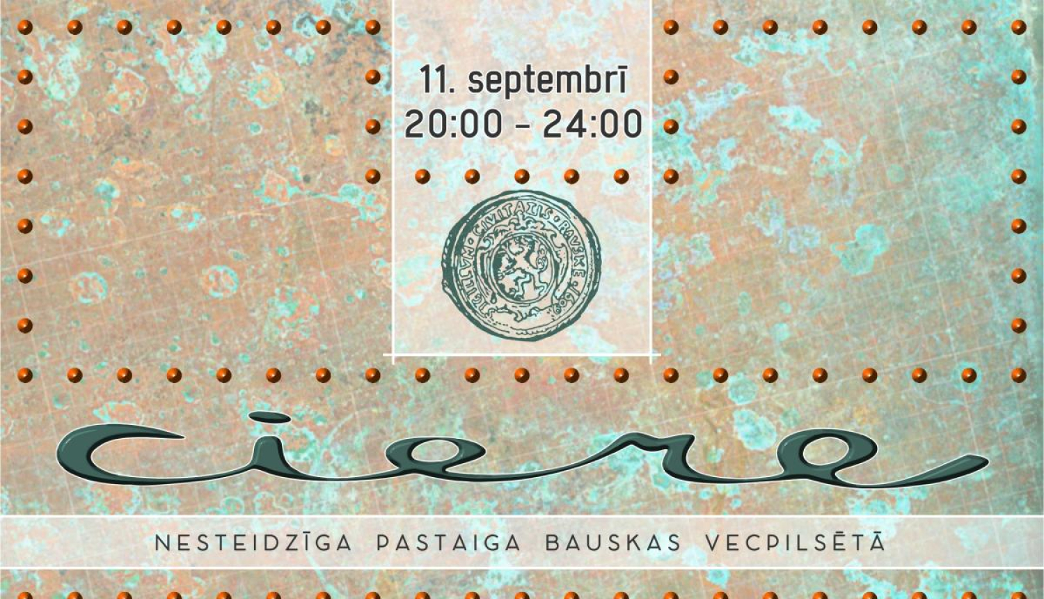 Otrajā septembra sestdienā Bauskas vecpilsētā pirmo reizi notiks CIERE
