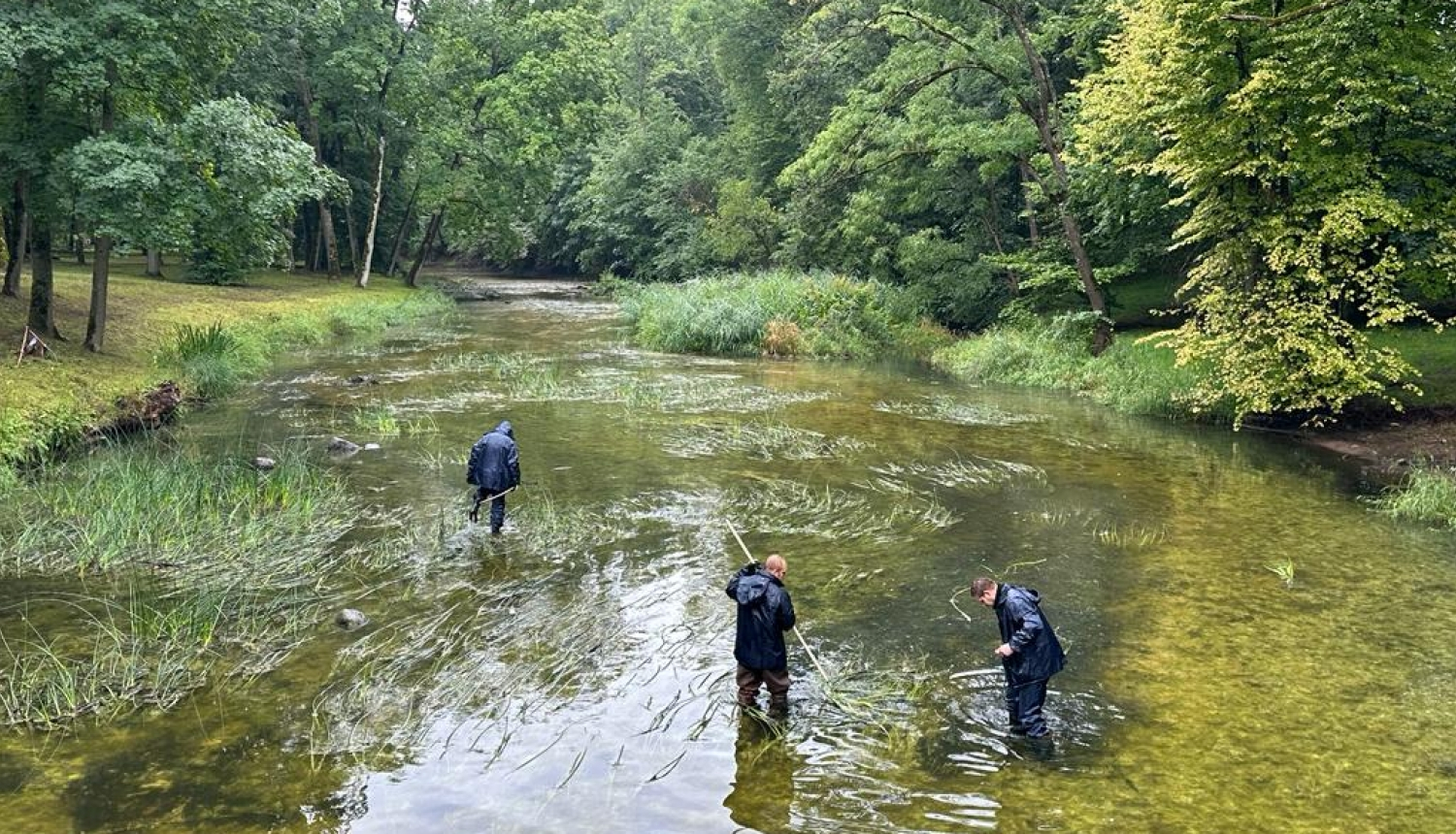 Iecavas upes tīrīšana