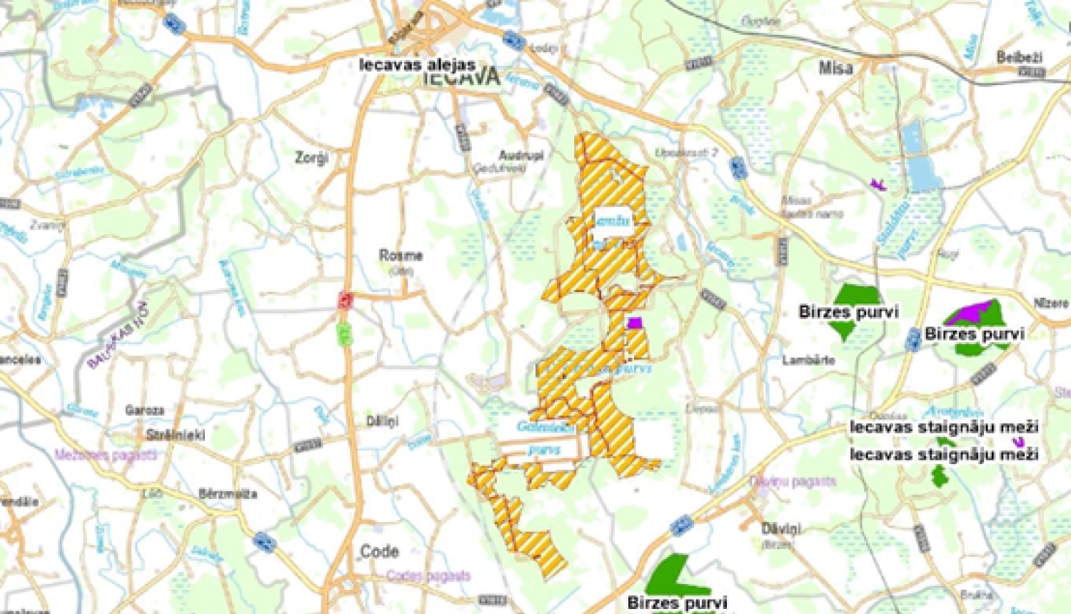 Vēja parka Iecava izbūves iecere