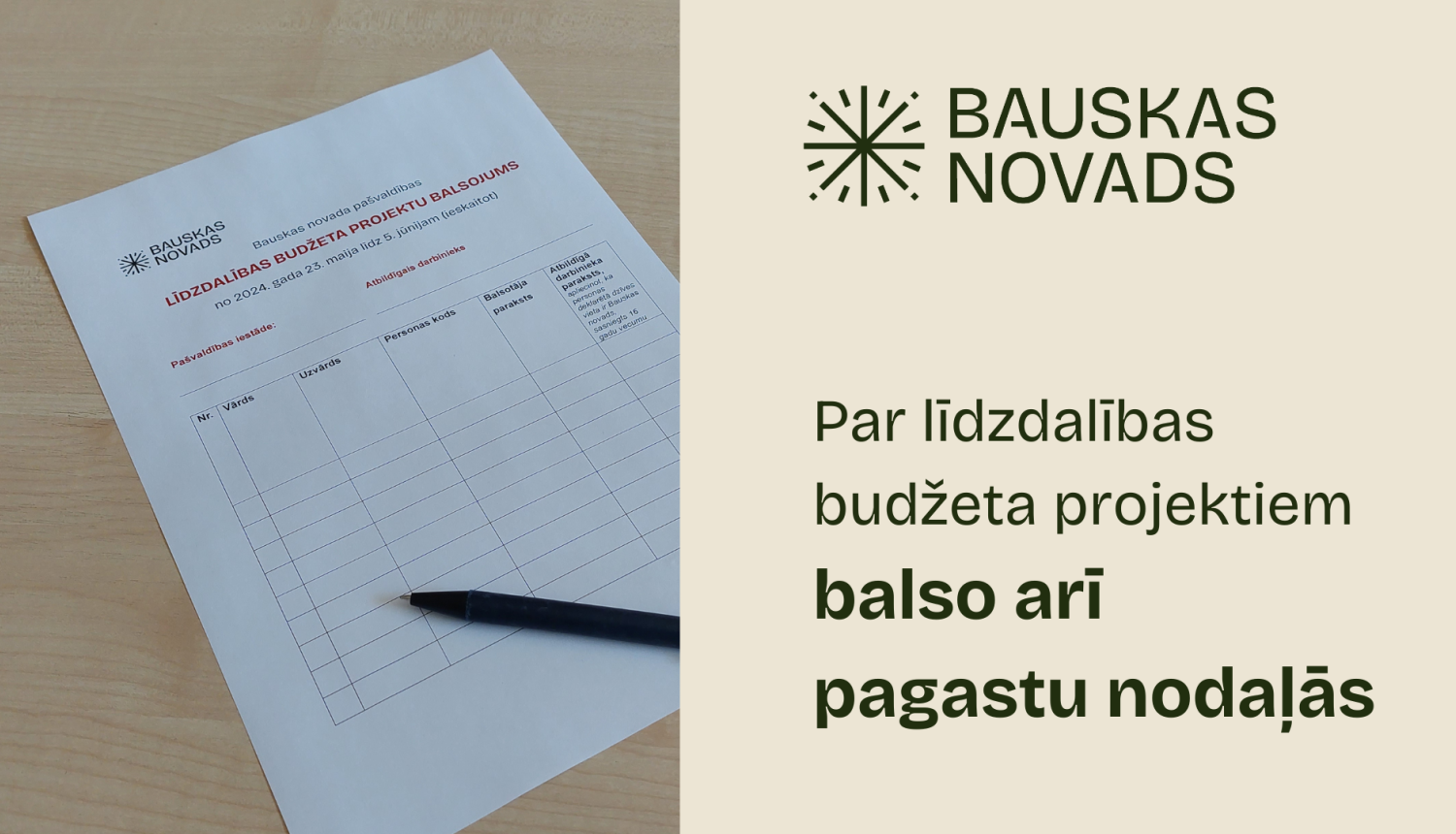Balso arī pagastu nodaļās