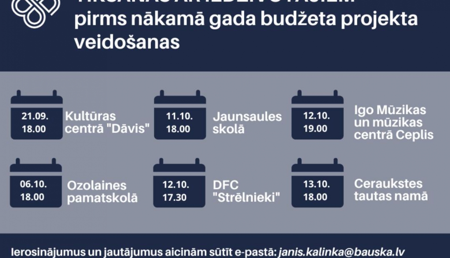 Tiksānās ar iedzīvotājiem Bauskas apvienības pārvaldē