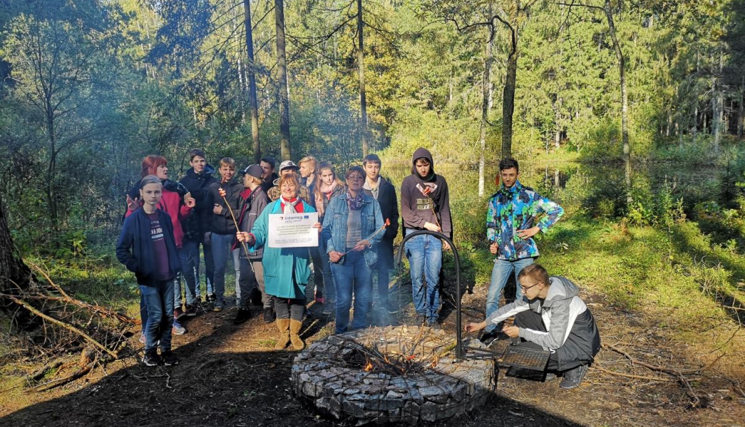 Projekta ietvaros skolēni dodas izzinošā pārgājienā