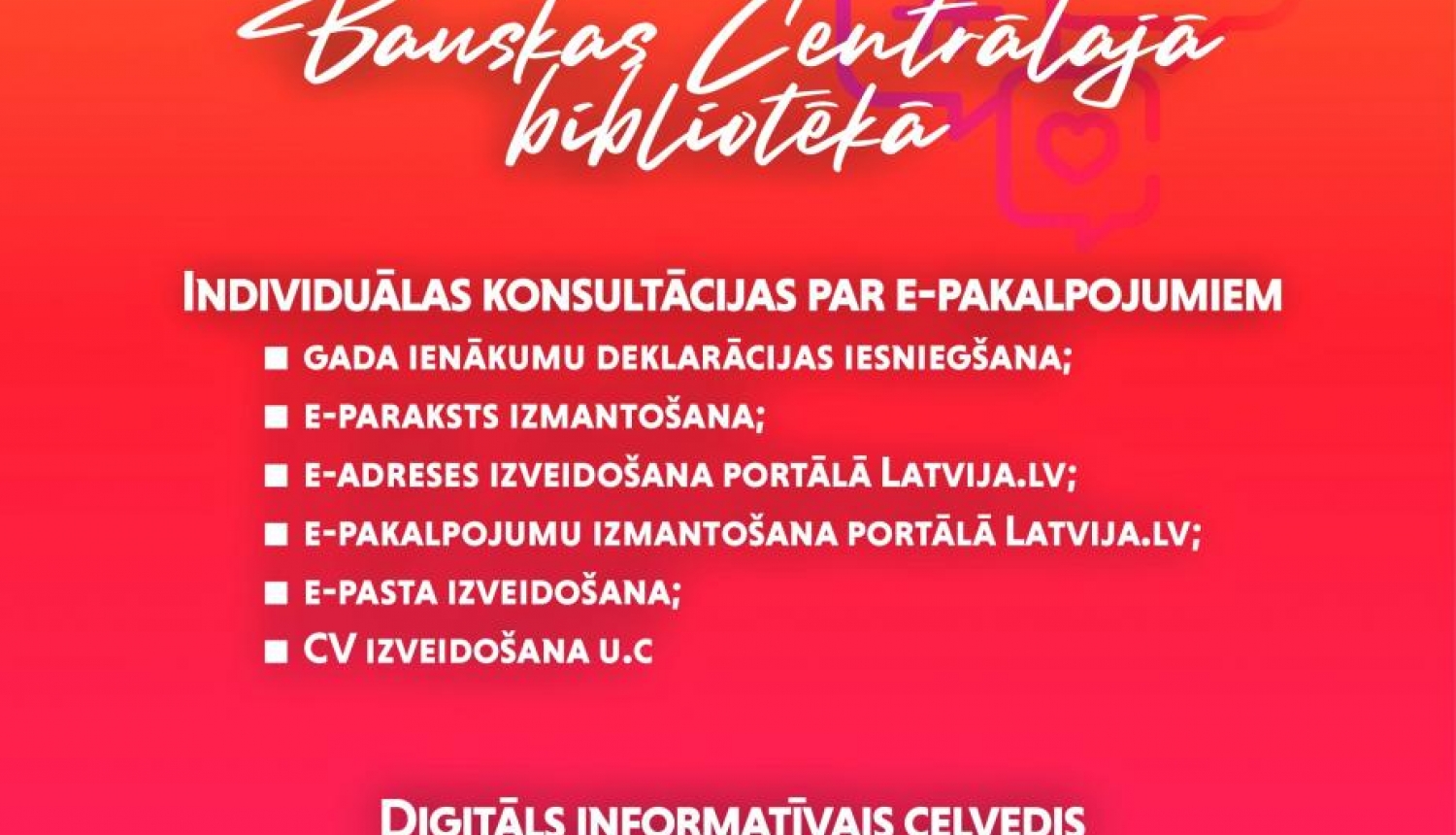 Bauskas Centrālās bibliotēka aicina piedalities konkursā "Meklē! Atrodi! Pielieto!"